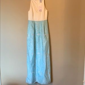 Badgley mischka long gown